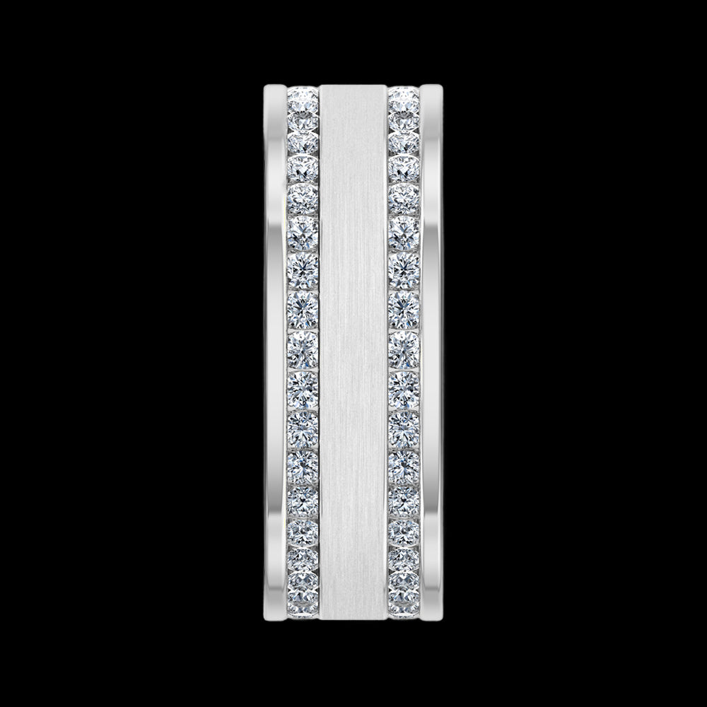 18K White Gold