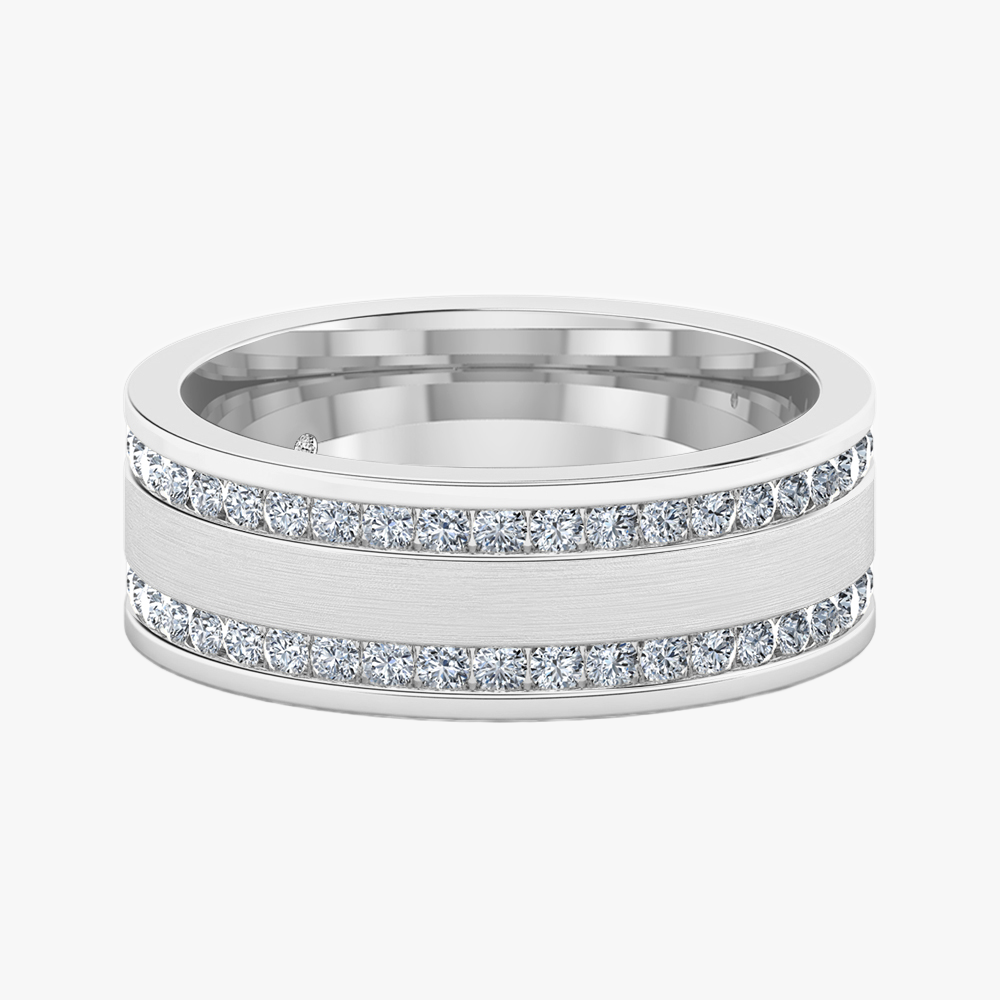 18K White Gold