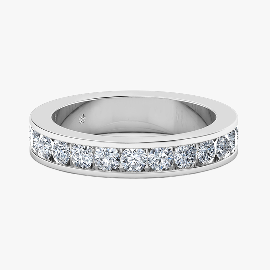 18K White Gold