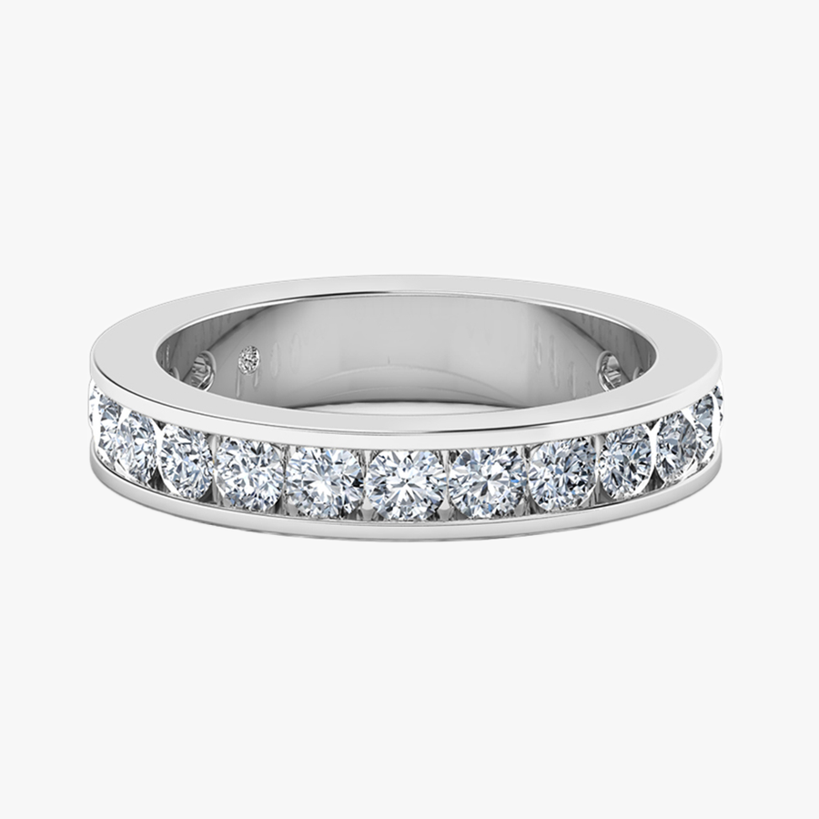 18K White Gold