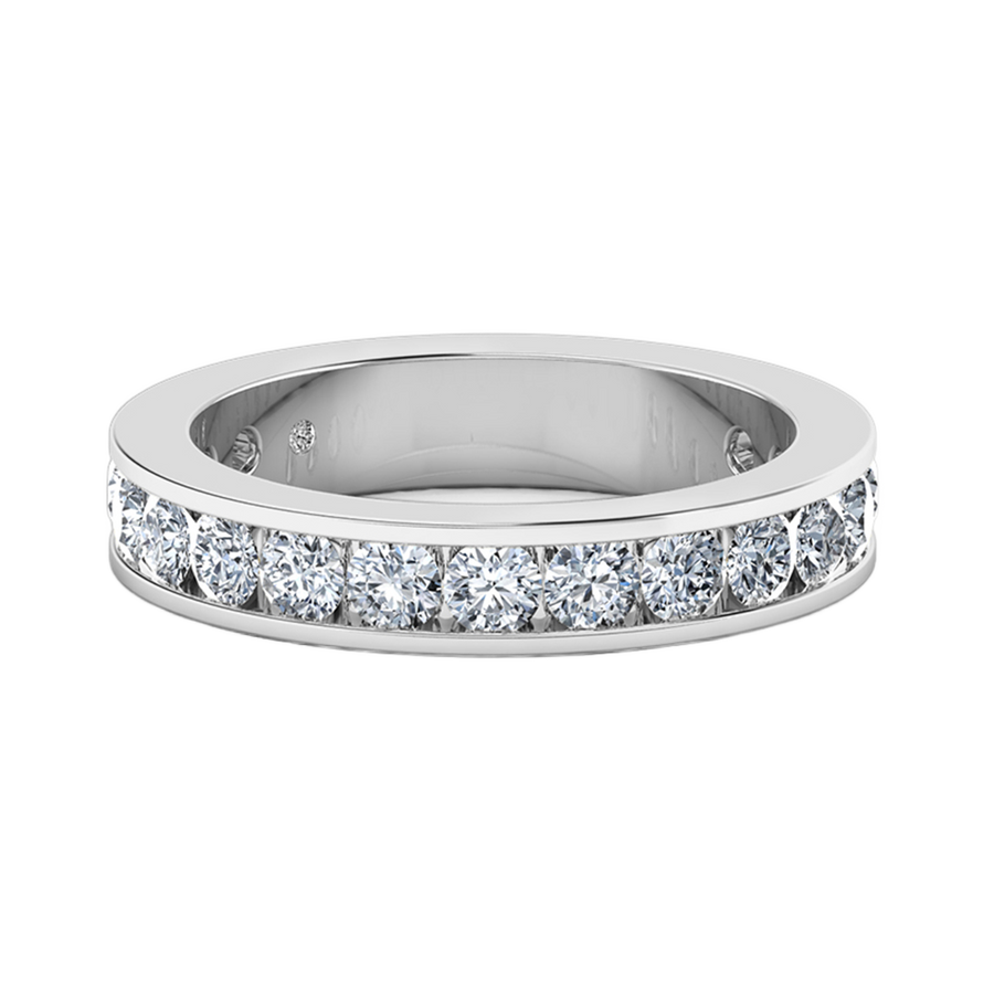 18K White Gold