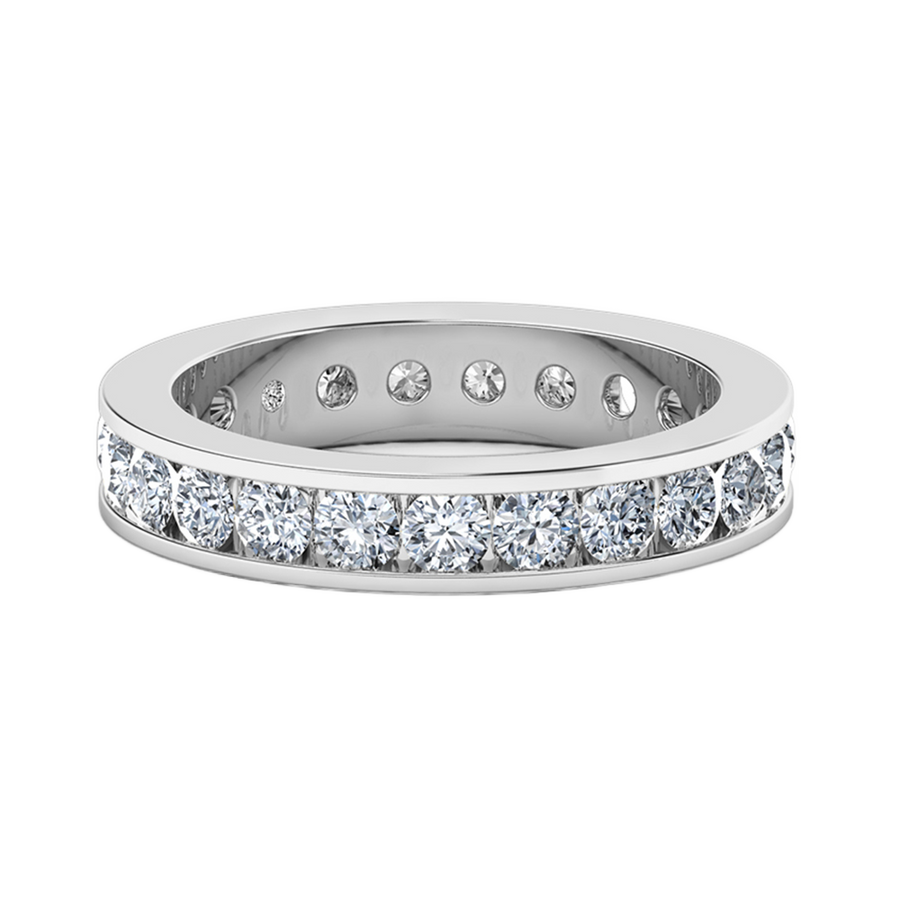 18K White Gold