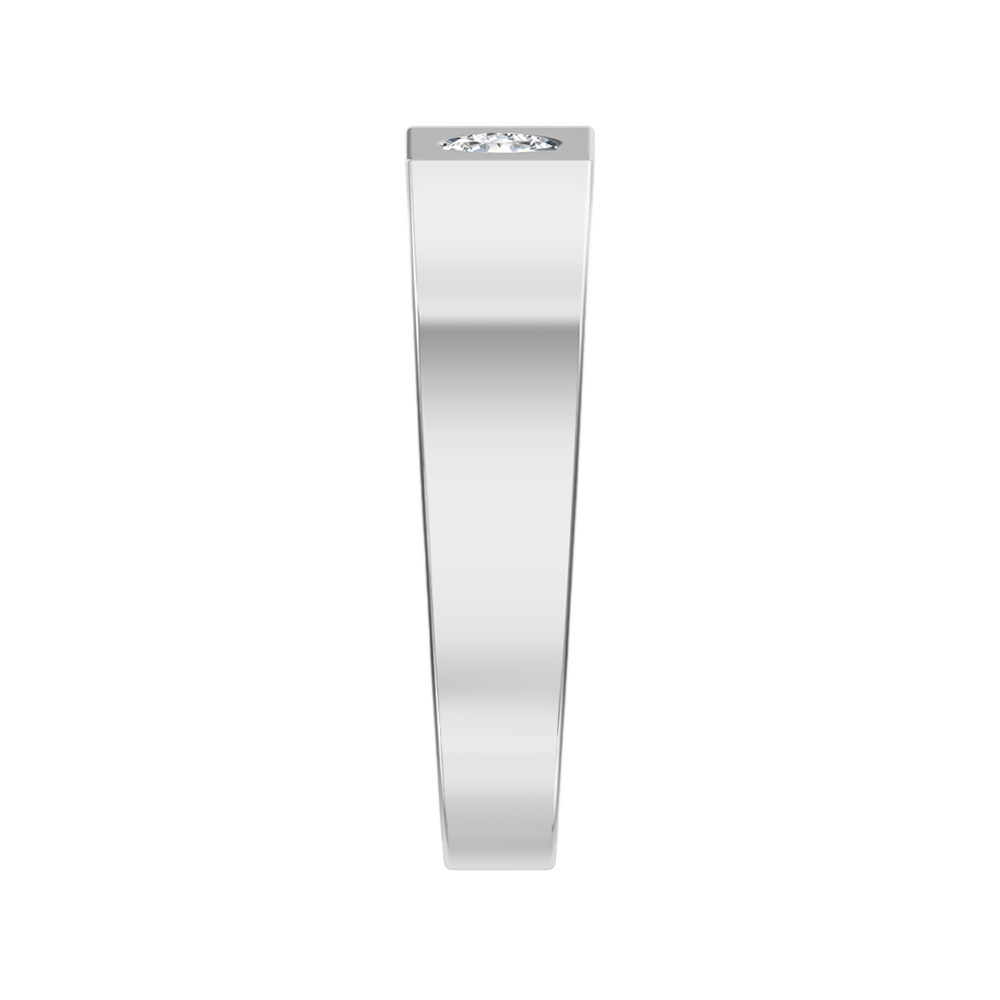 18K White Gold