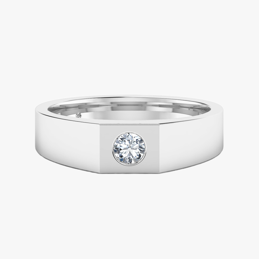 18K White Gold