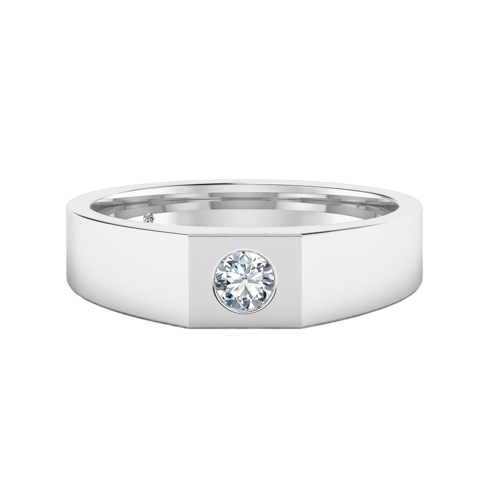 18K White Gold
