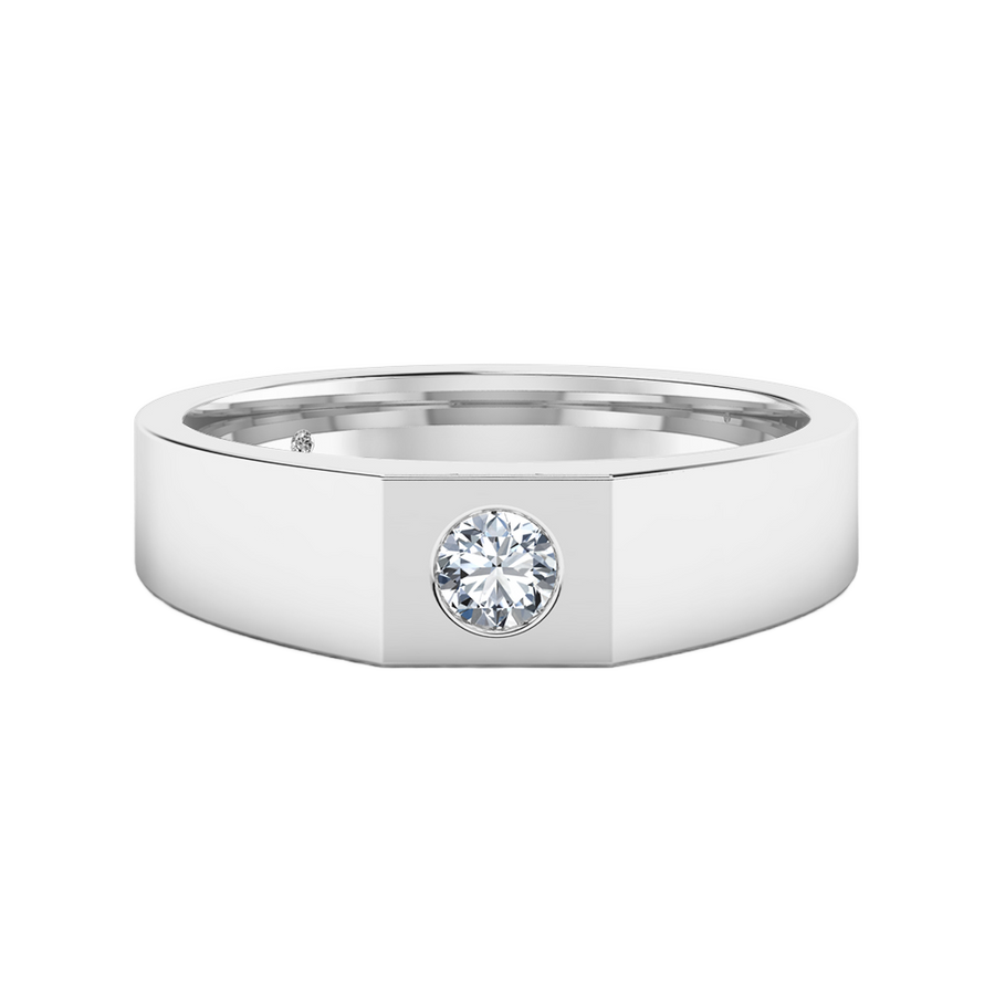 18K White Gold