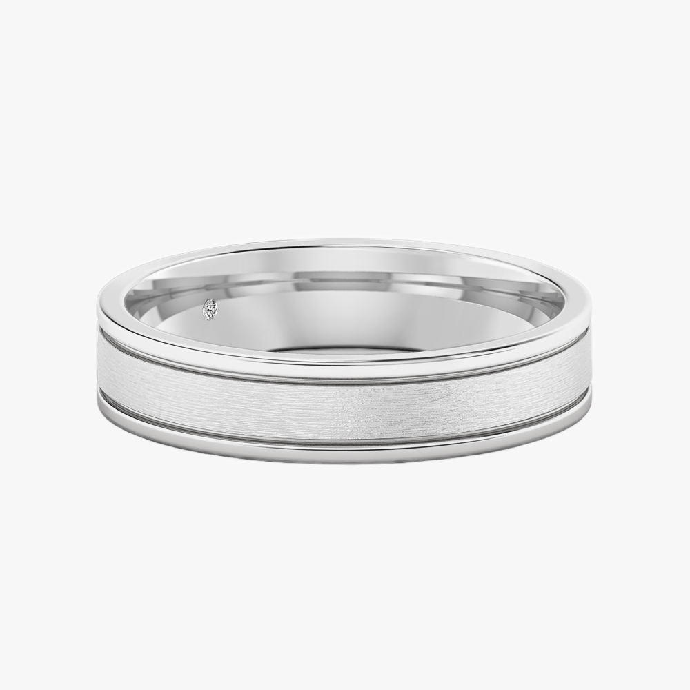 18K White Gold