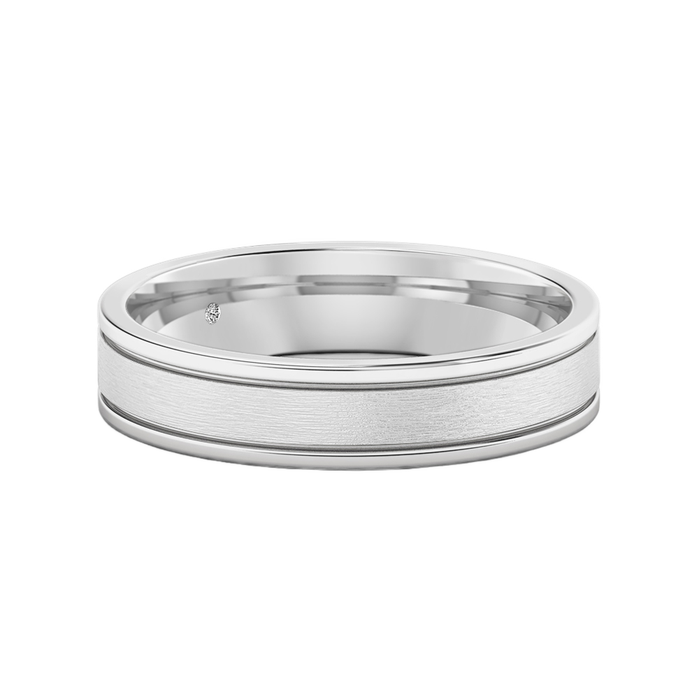 18K White Gold