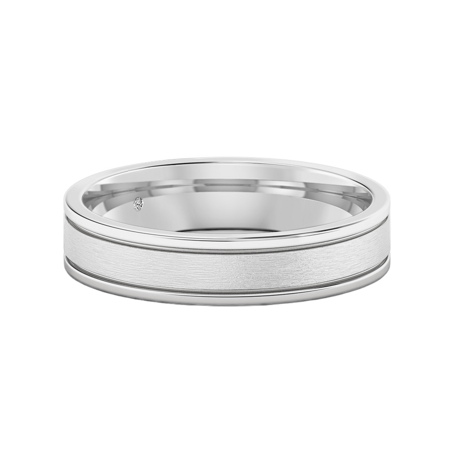 18K White Gold