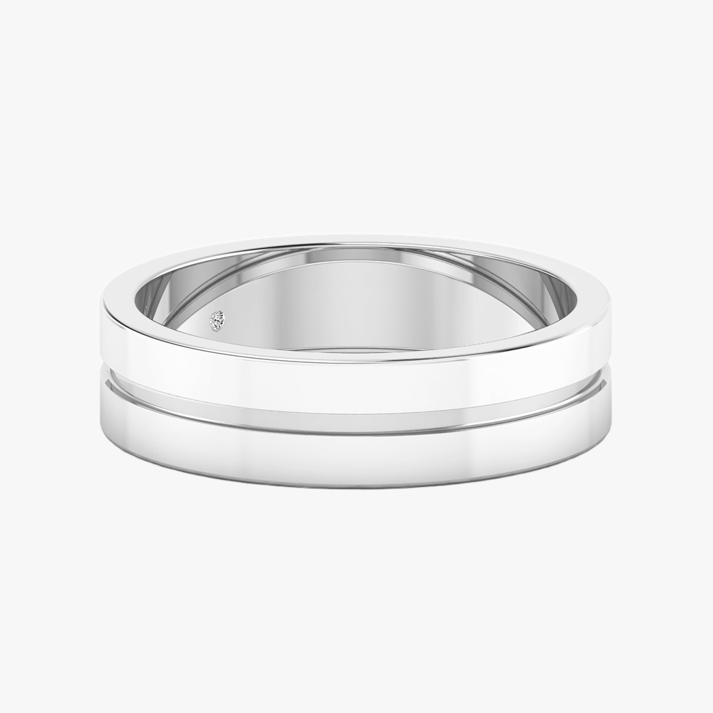 18K White Gold