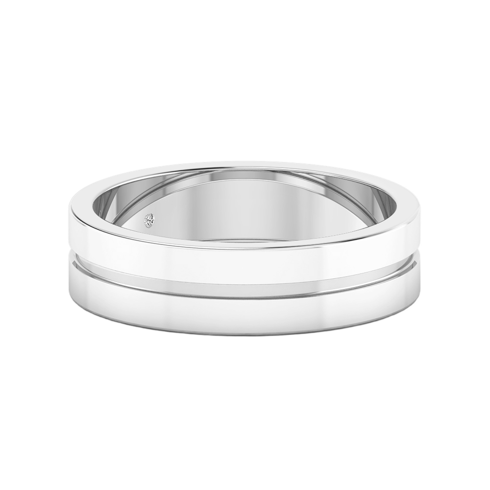 18K White Gold