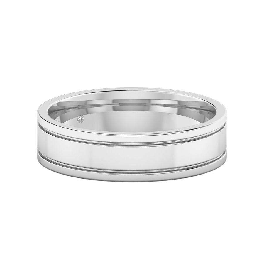 18K White Gold
