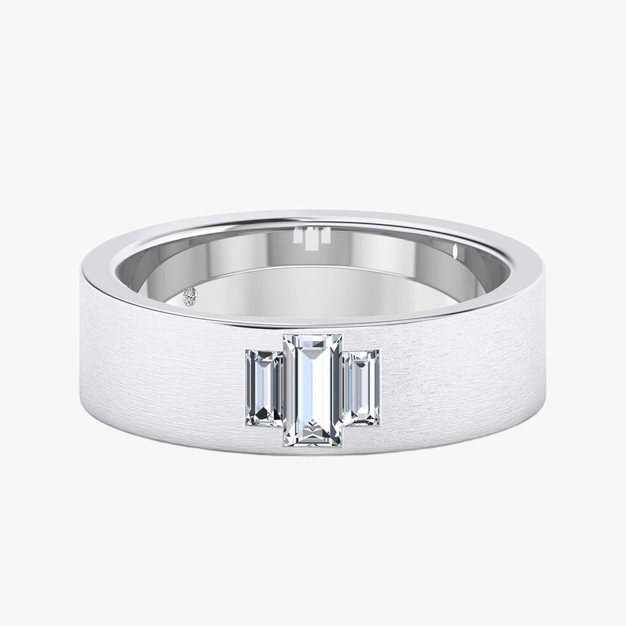 18K White Gold