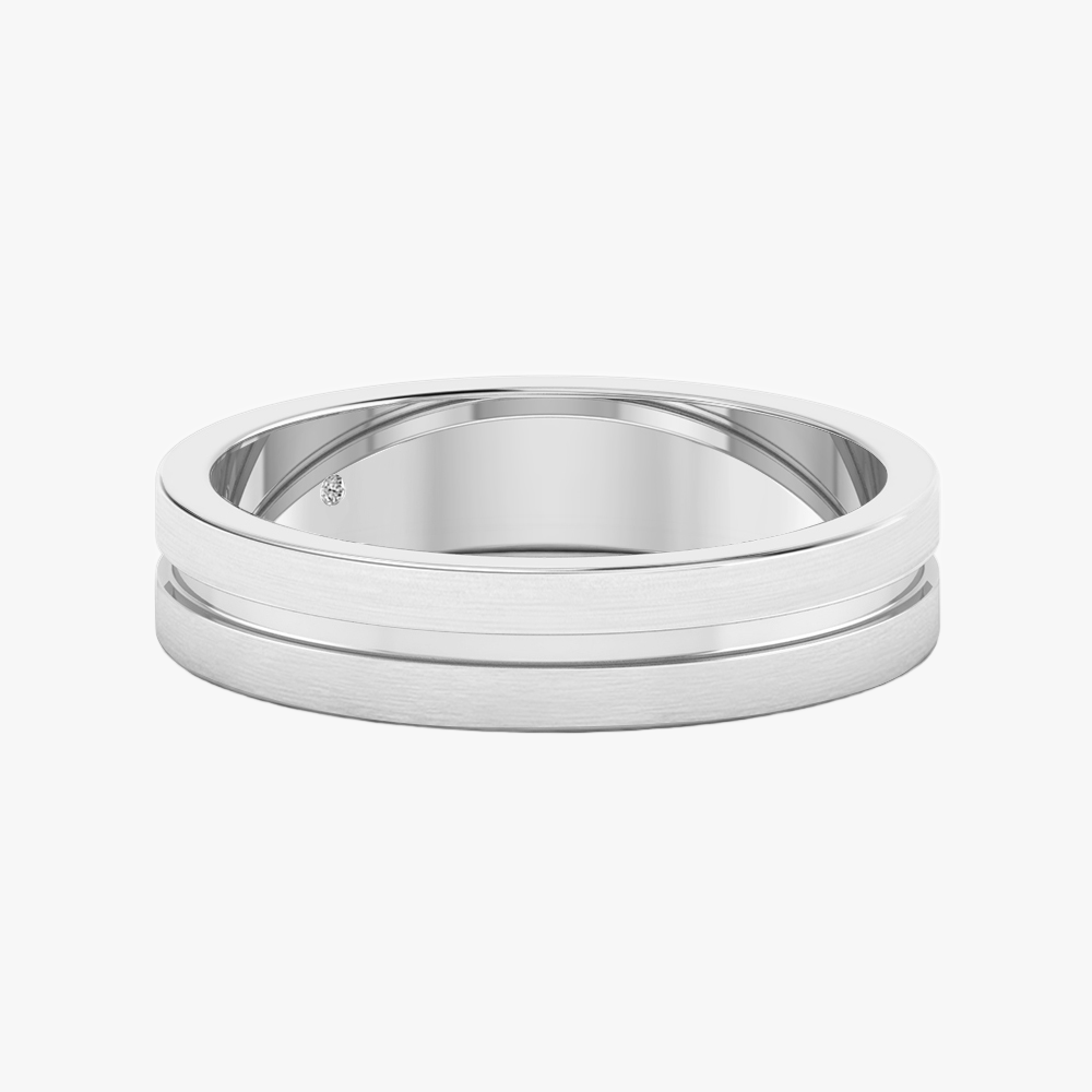 18K White Gold