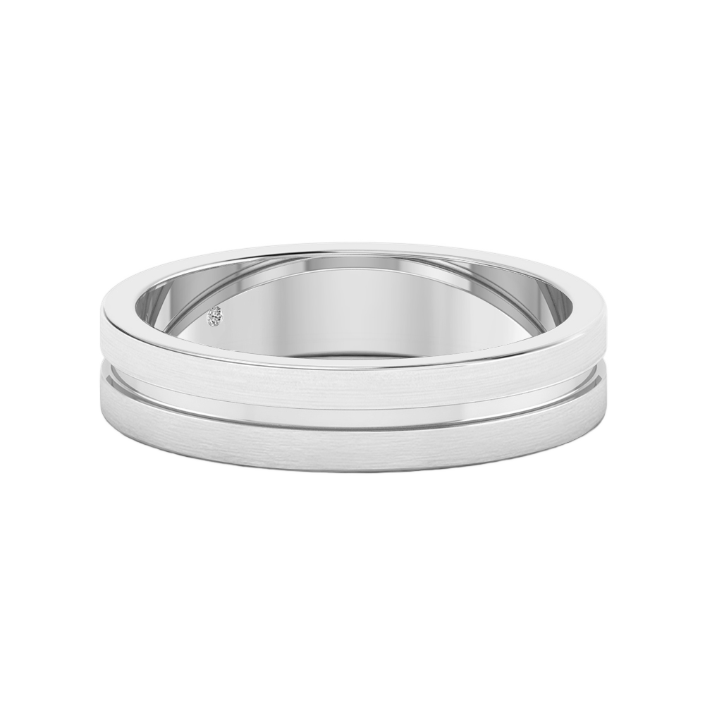 18K White Gold