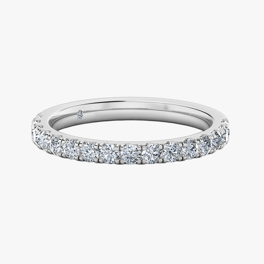 18K White Gold
