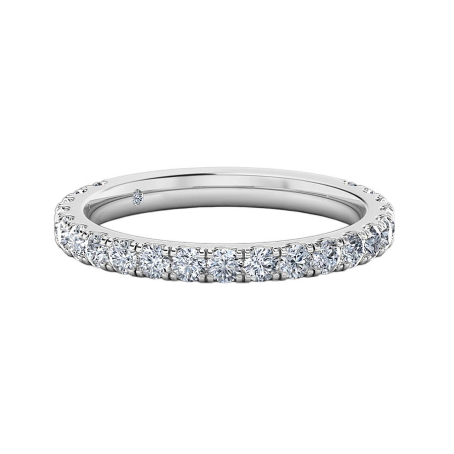 18K White Gold