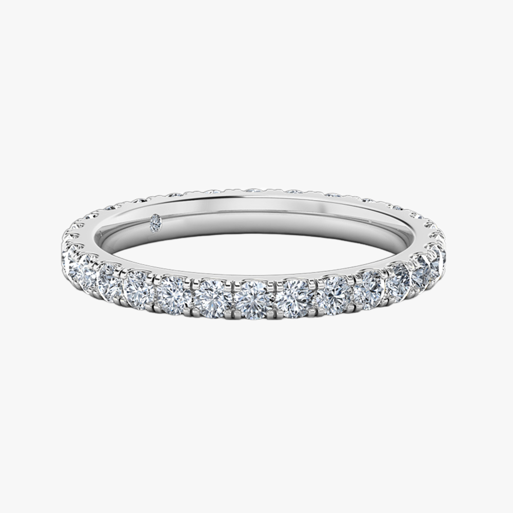 18K White Gold