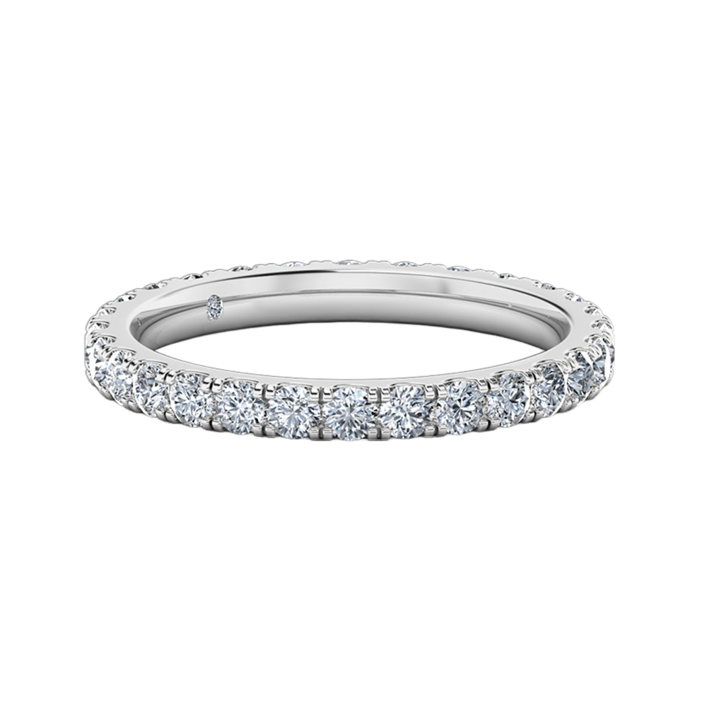 18K White Gold