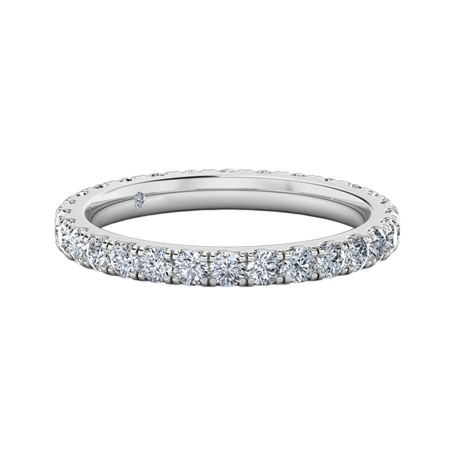 18K White Gold