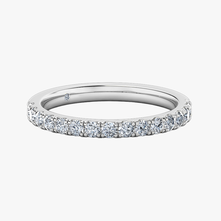 18K White Gold