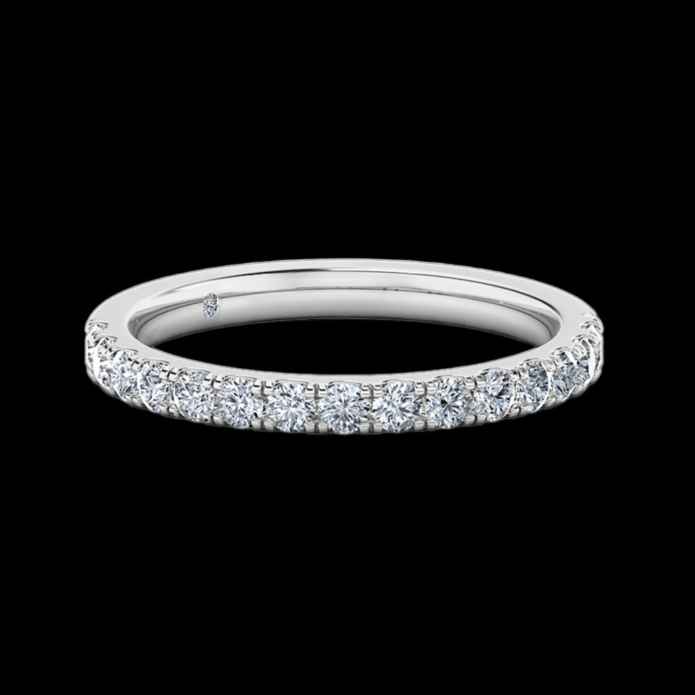 18K White Gold