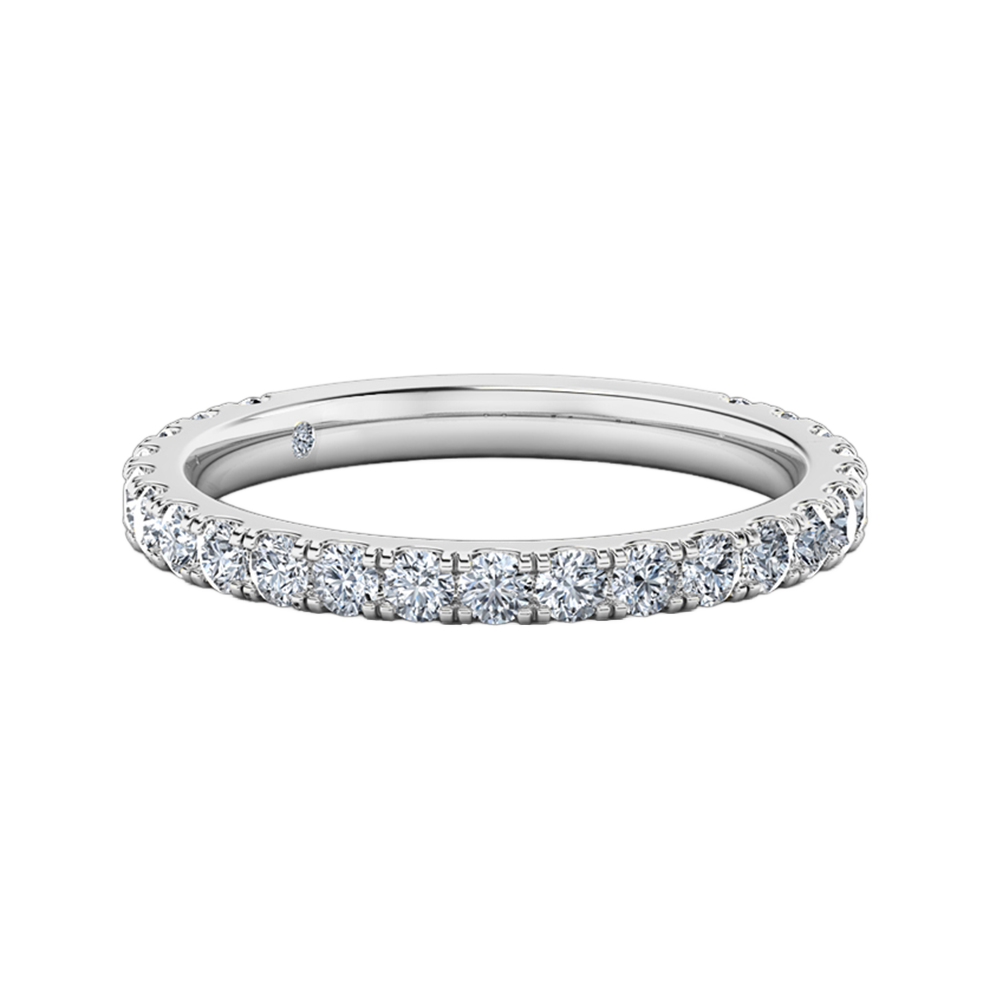 18K White Gold