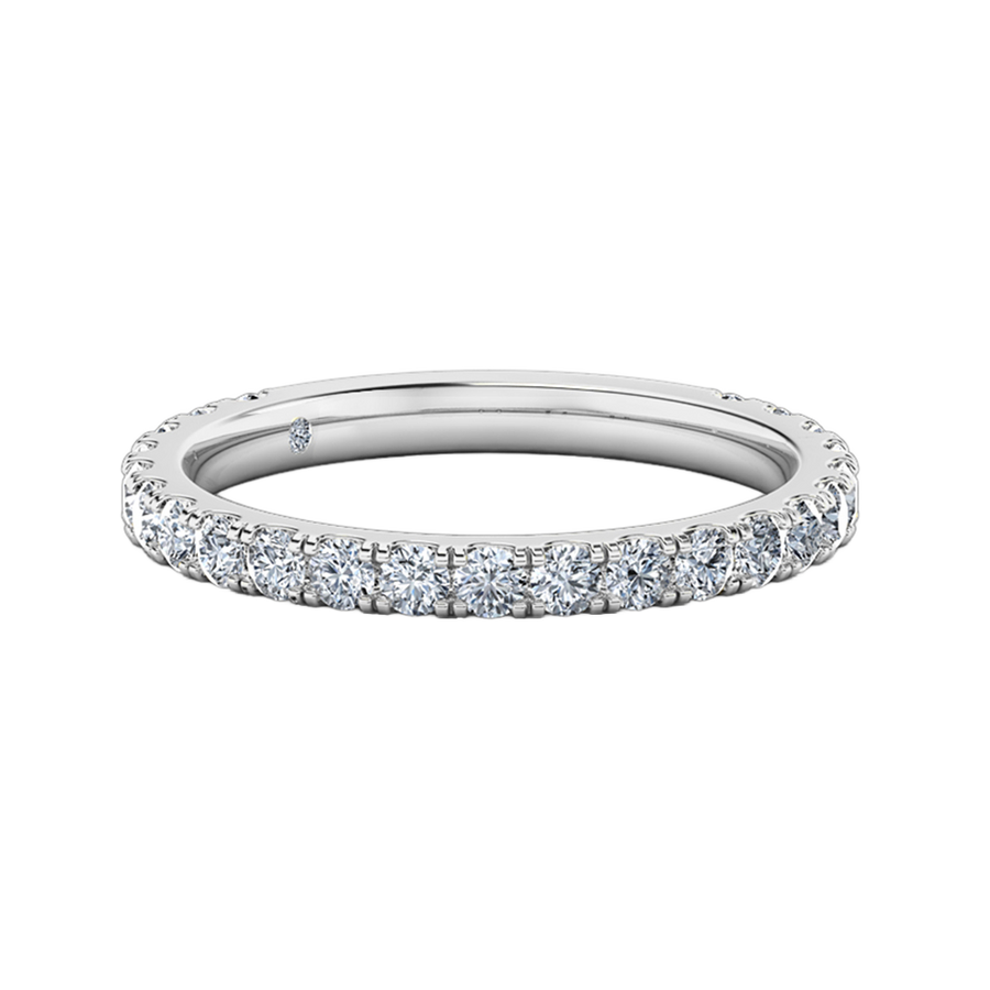 18K White Gold