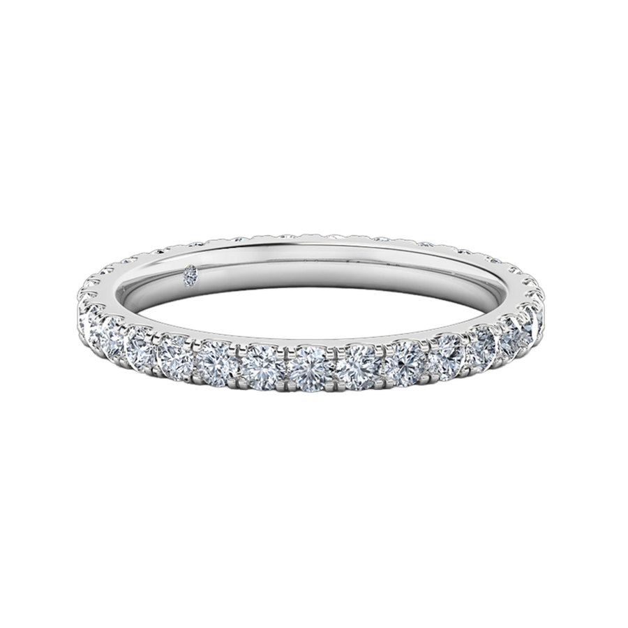 18K White Gold
