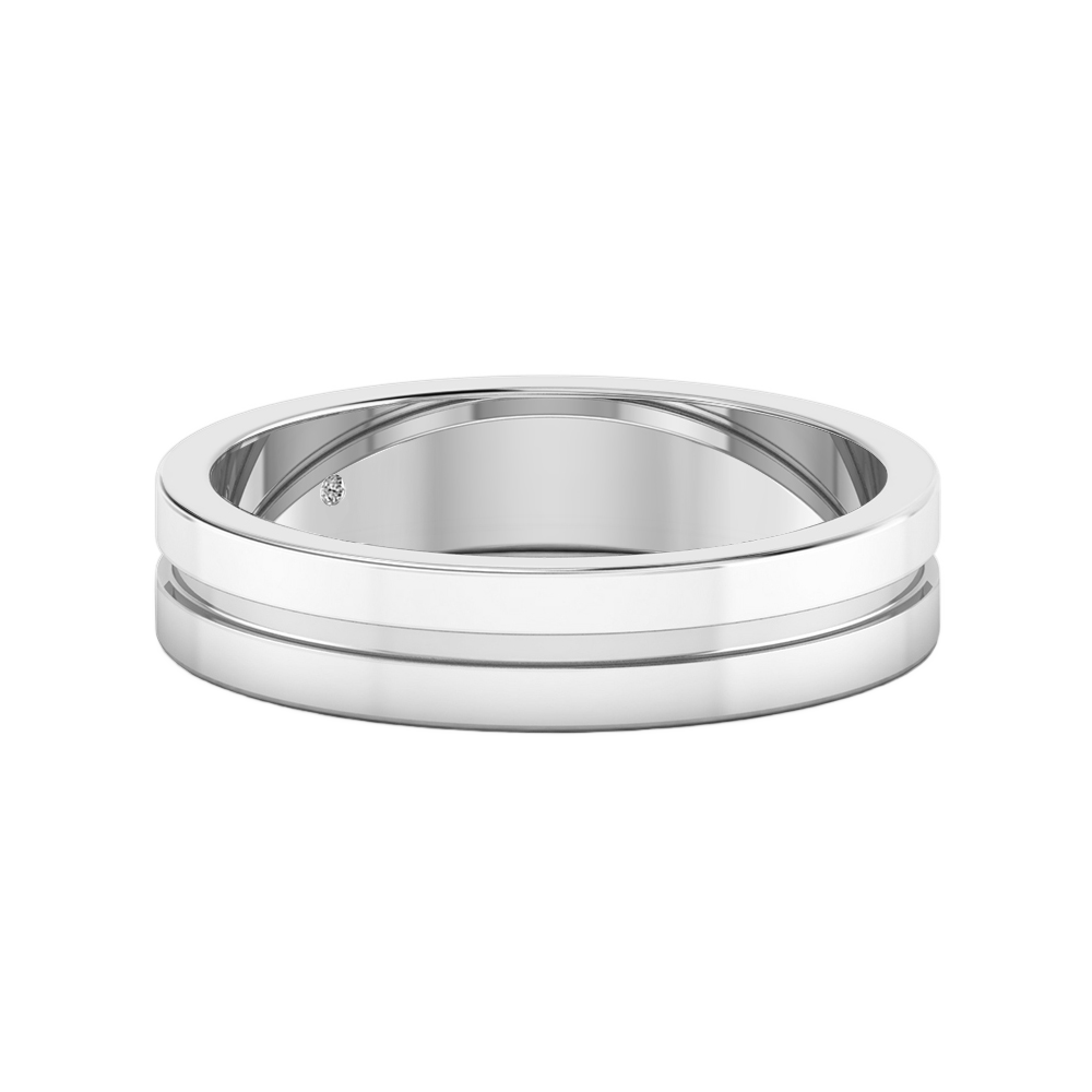 18K White Gold