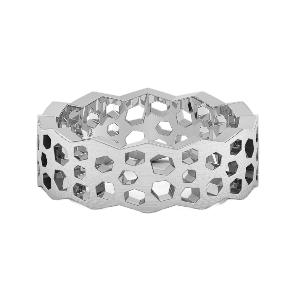 18K White Gold