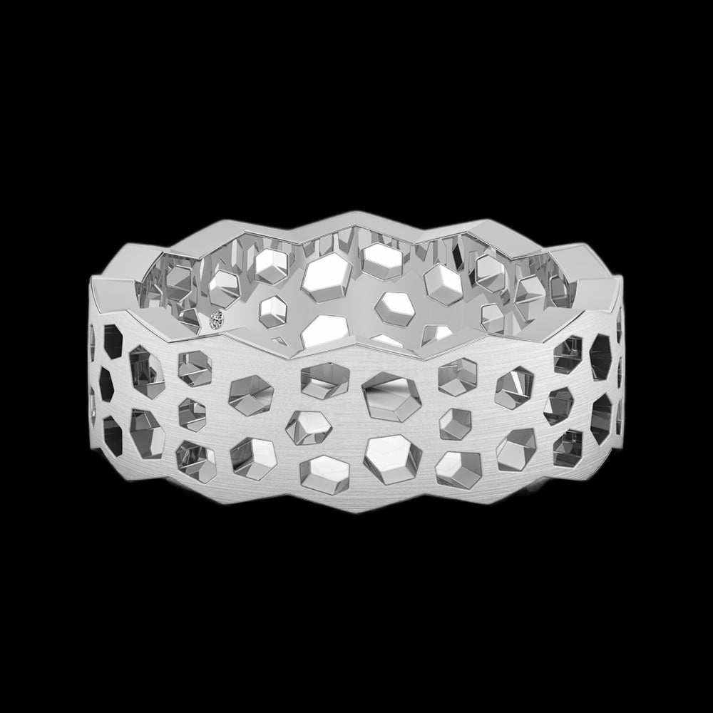 18K White Gold