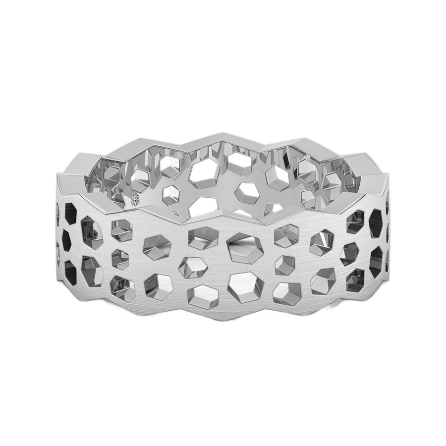 18K White Gold