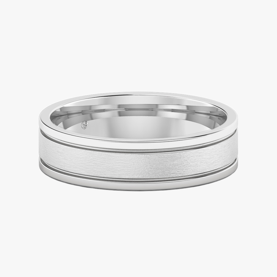 18K White Gold