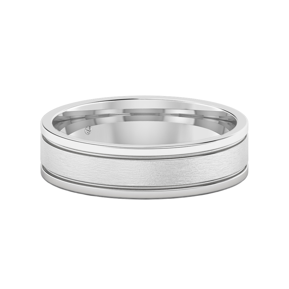 18K White Gold