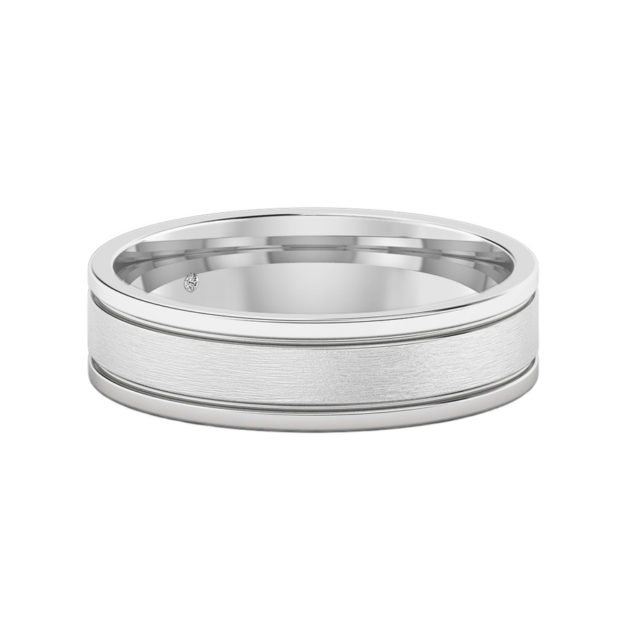 18K White Gold
