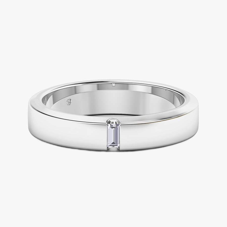 18K White Gold