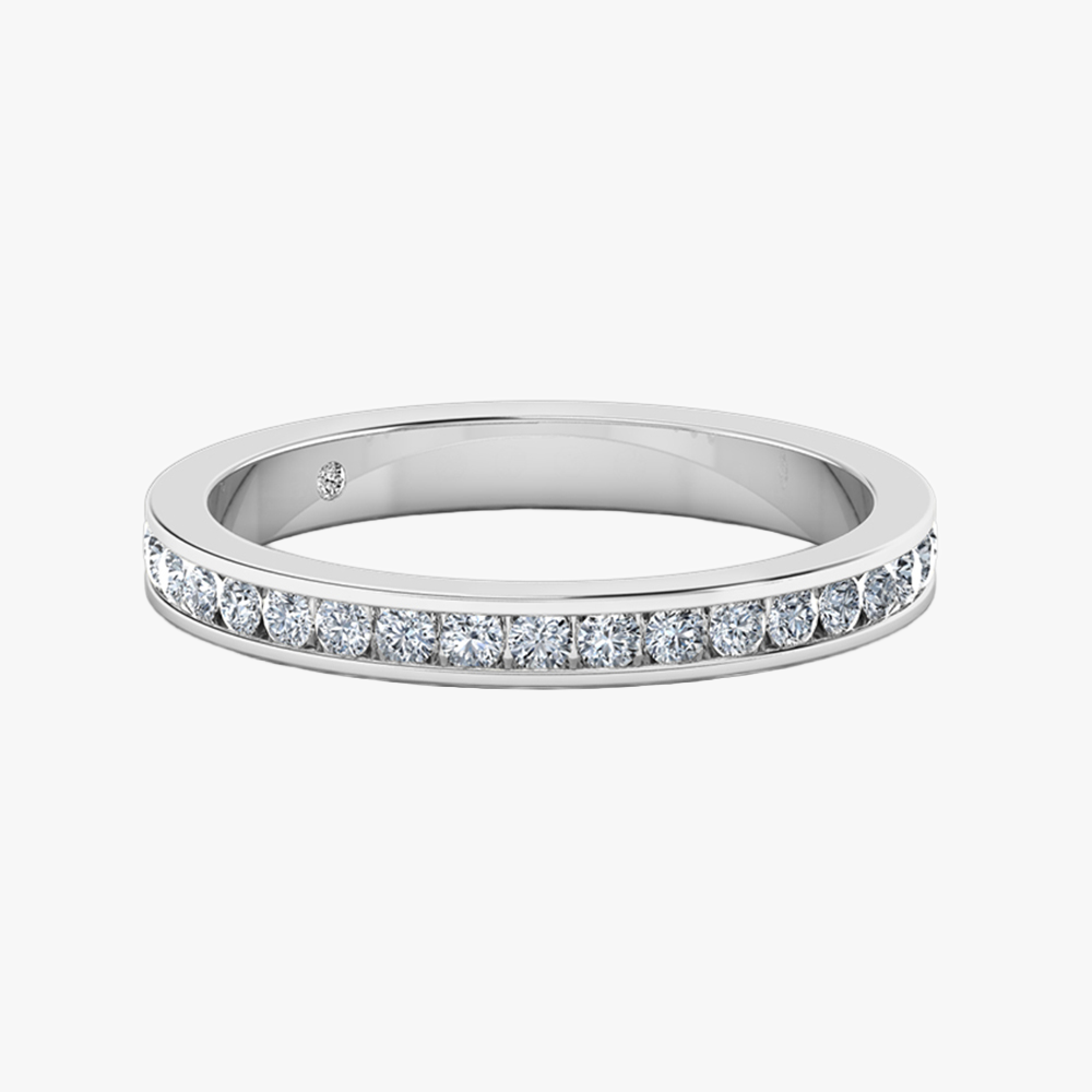 18K White Gold