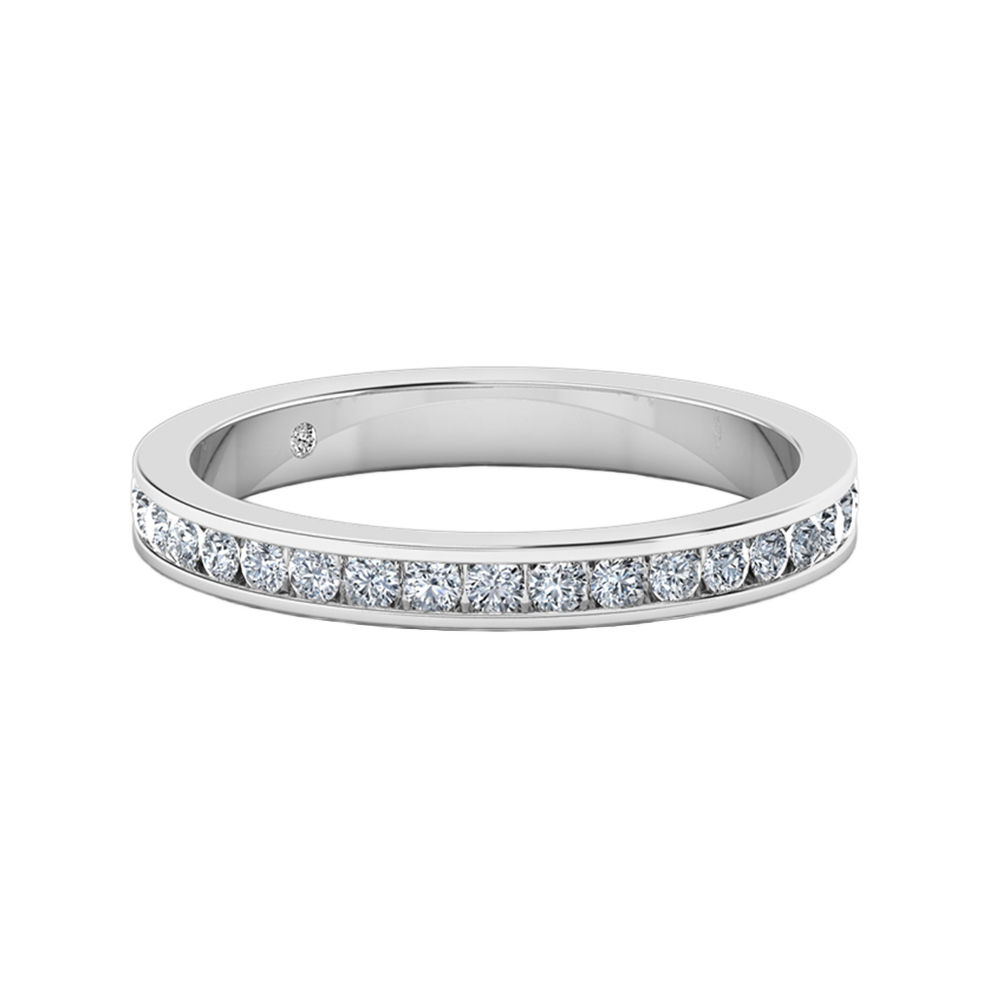 18K White Gold