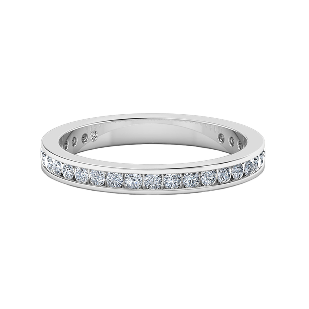 18K White Gold