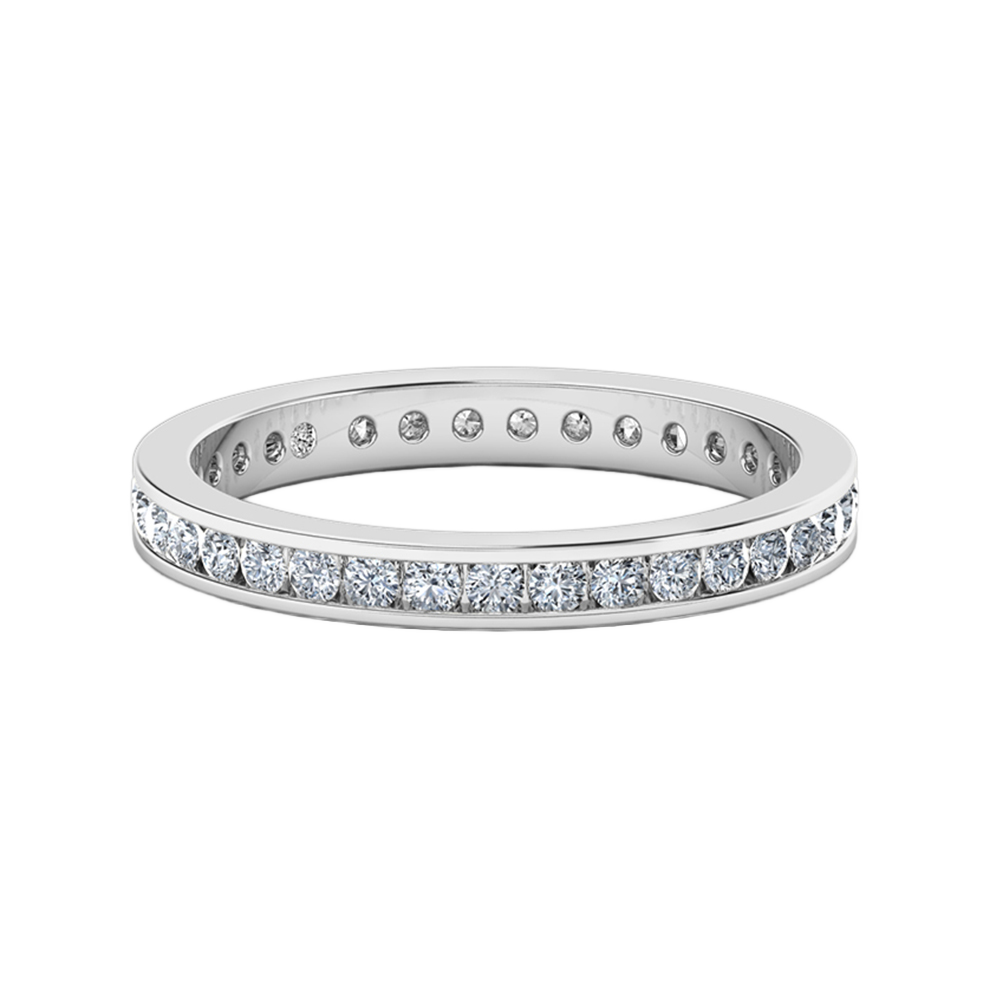 18K White Gold