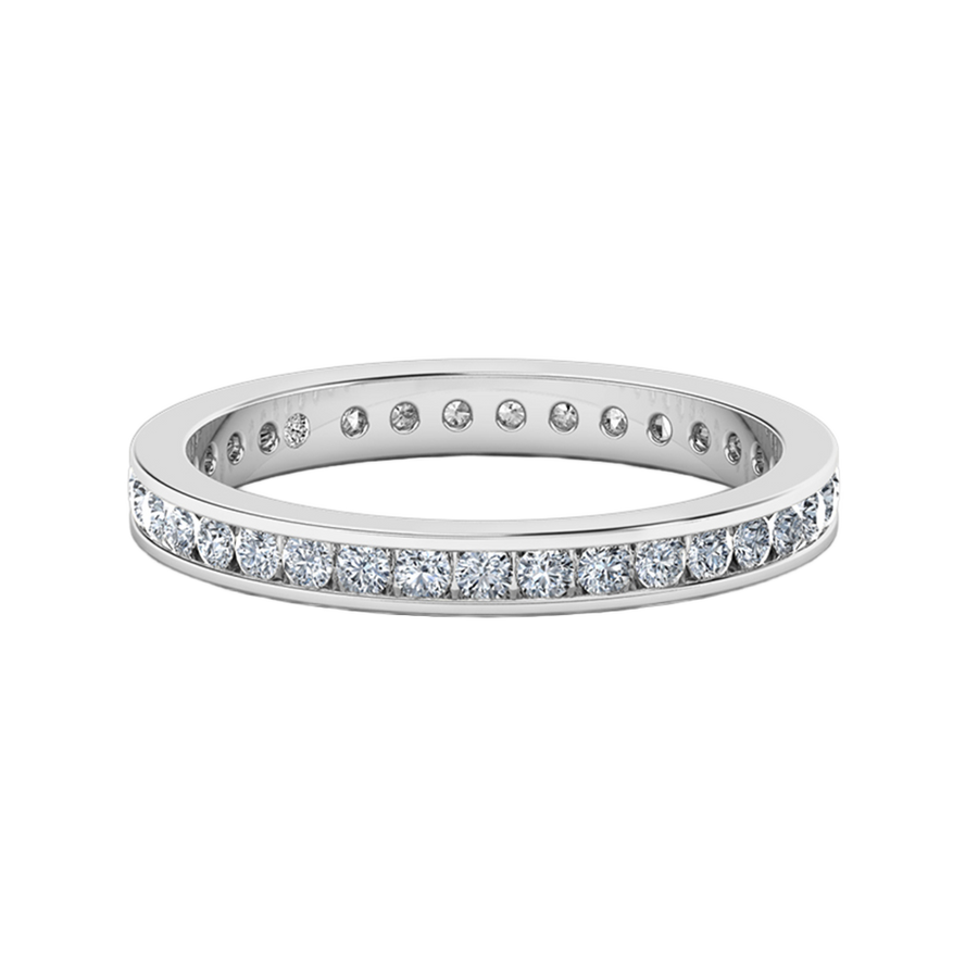 18K White Gold