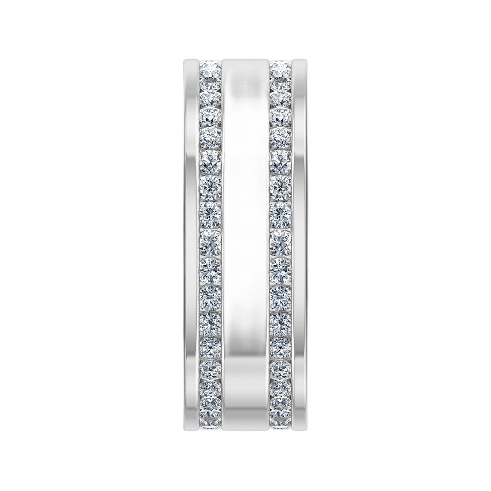 18K White Gold