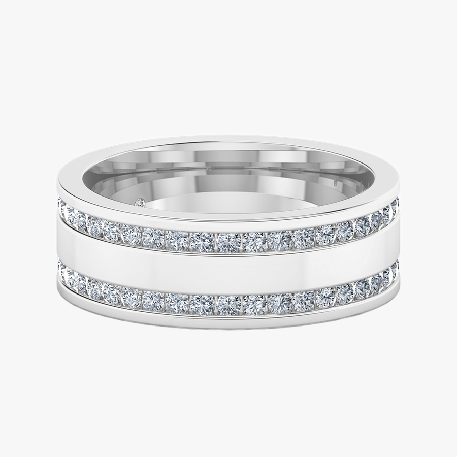 18K White Gold