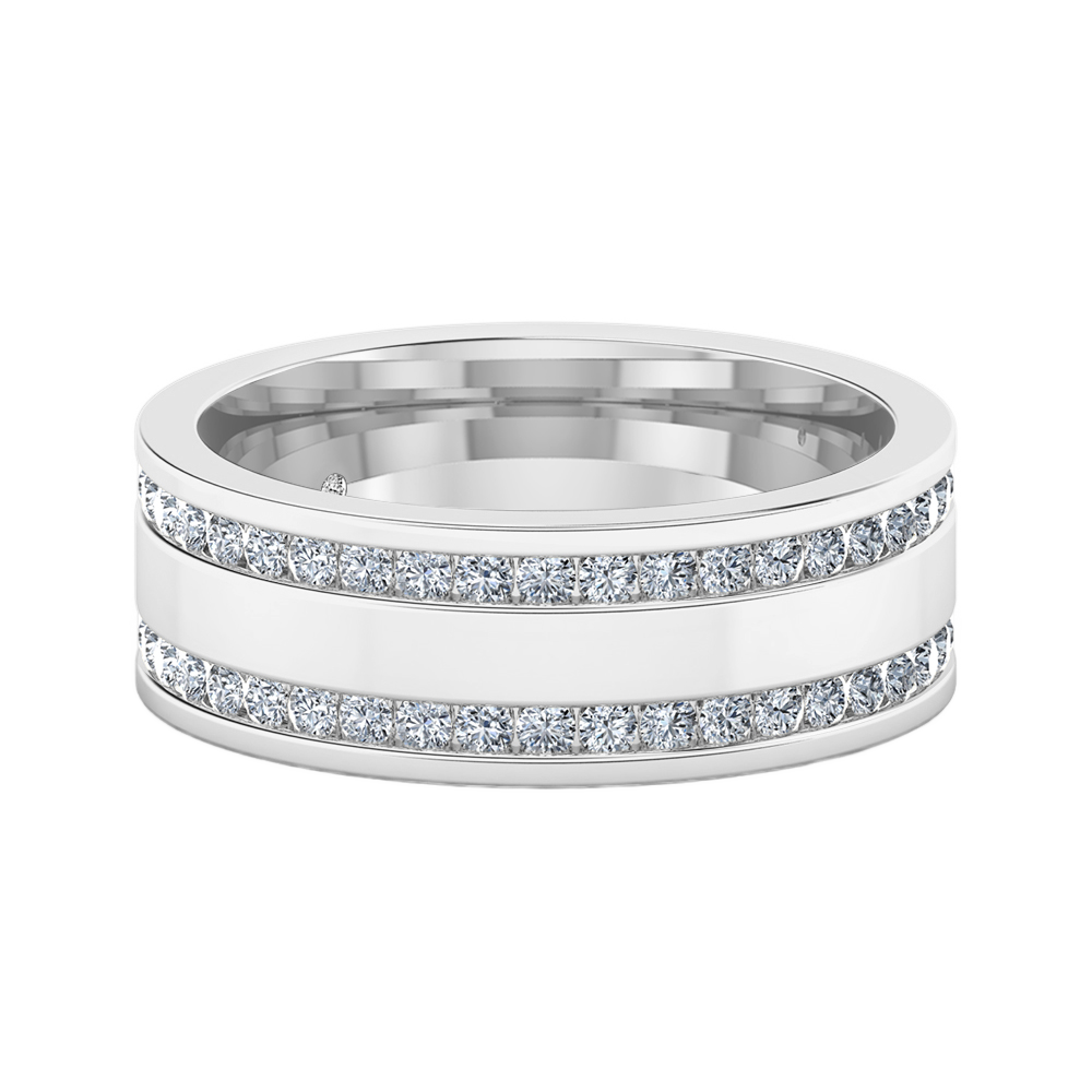 18K White Gold