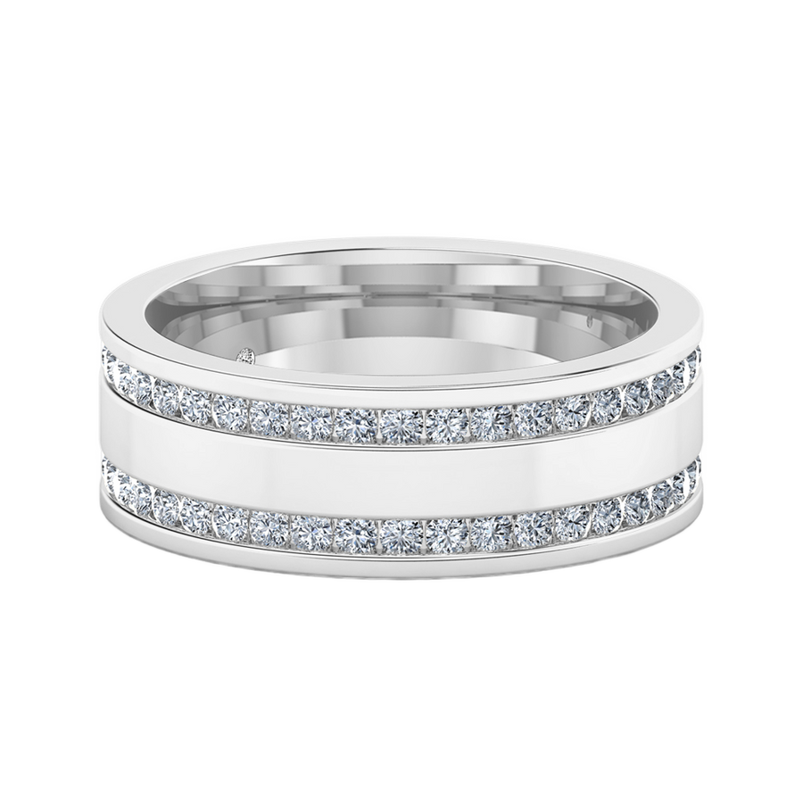 18K White Gold