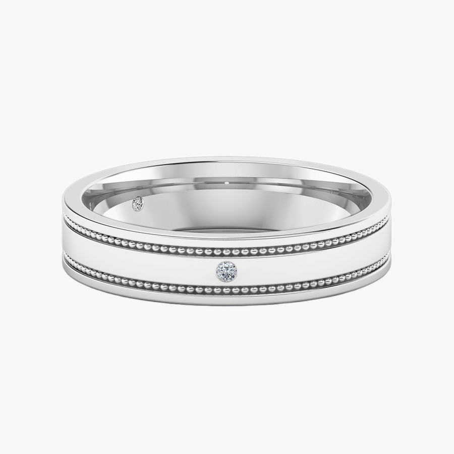 18K White Gold