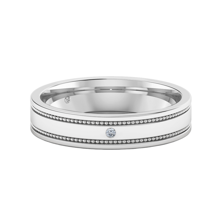 18K White Gold