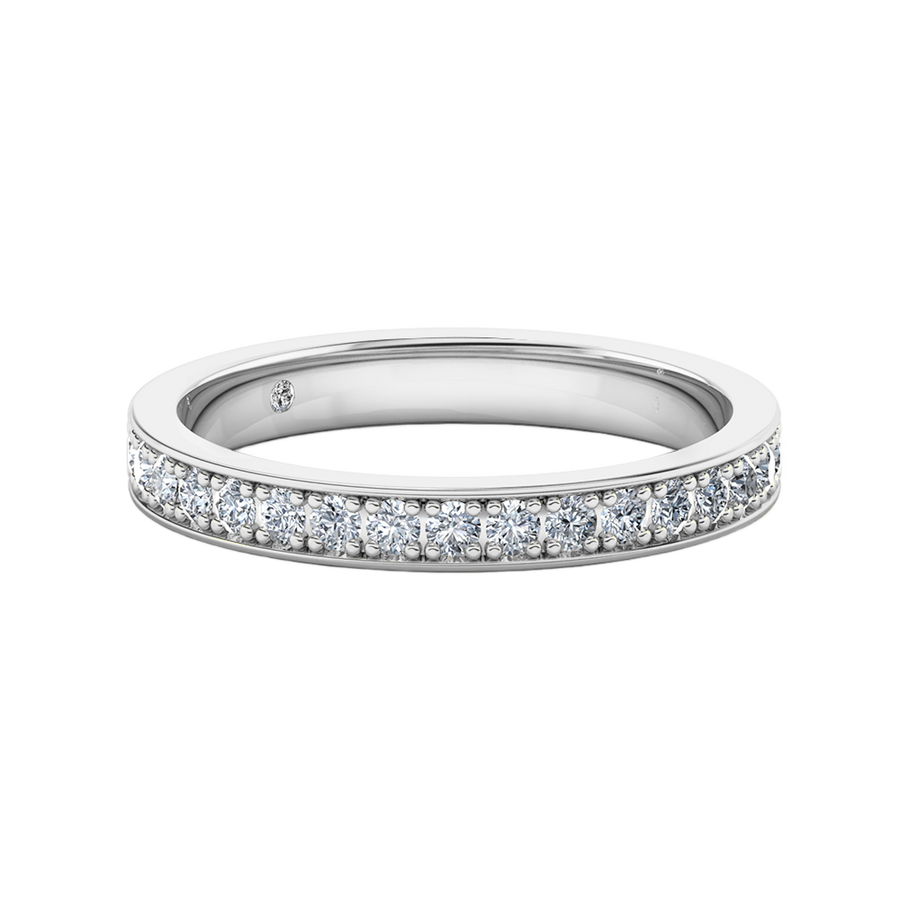 18K White Gold