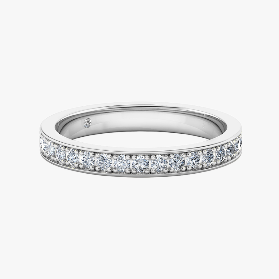 18K White Gold